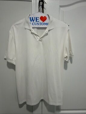 Alcott White Short-Sleeve Polo Shirt - Minimalist Casual purchased in Milan